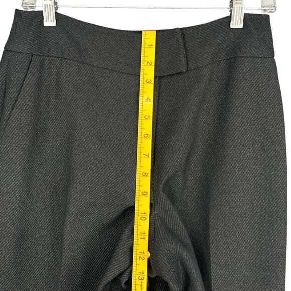 Alfani Charcoal Grey High Waisted Pleated Front Wide Leg Trousers Women Petite 8 - Picture 6 of 7